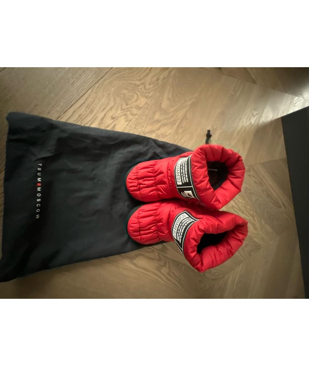 DSQUARED2 Красные ботинки, фото 2