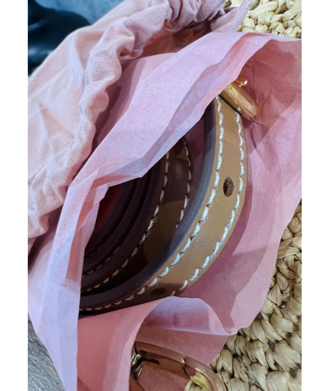 MIU MIU Бежевая сумка тоут, фото 7