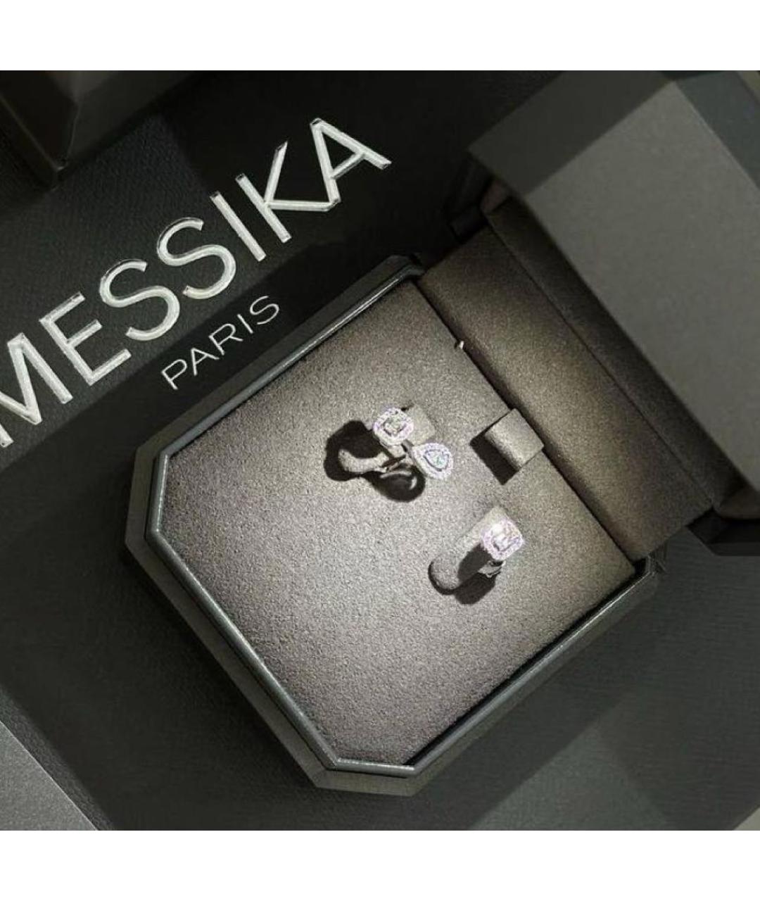 MESSIKA Серебряные серьги из белого золота, фото 3