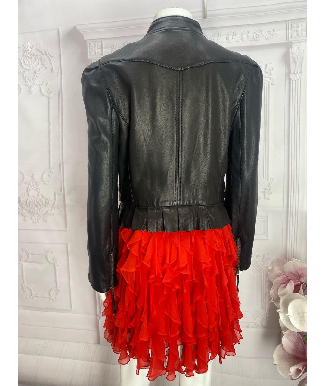 JUICY COUTURE Черная кожаная куртка, фото 6