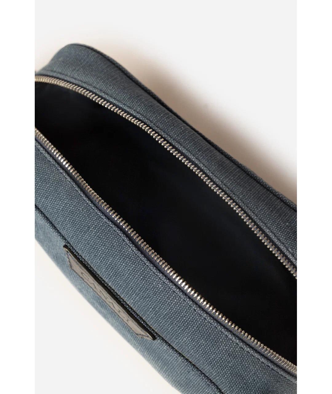 CANALI Синяя барсетка, фото 6