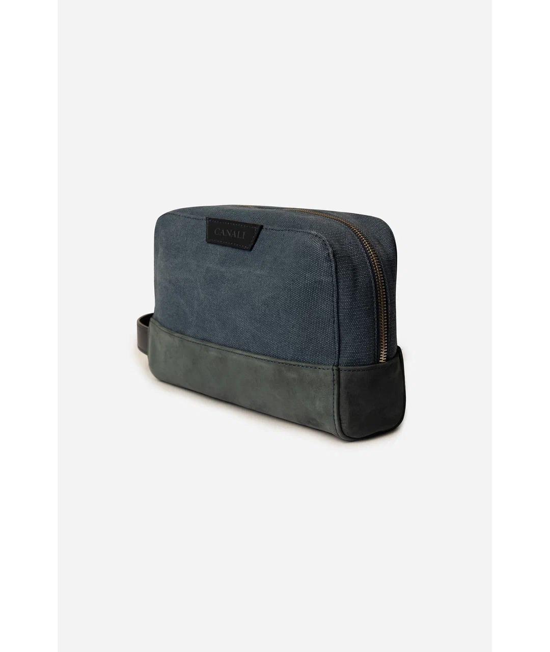CANALI Синяя барсетка, фото 5