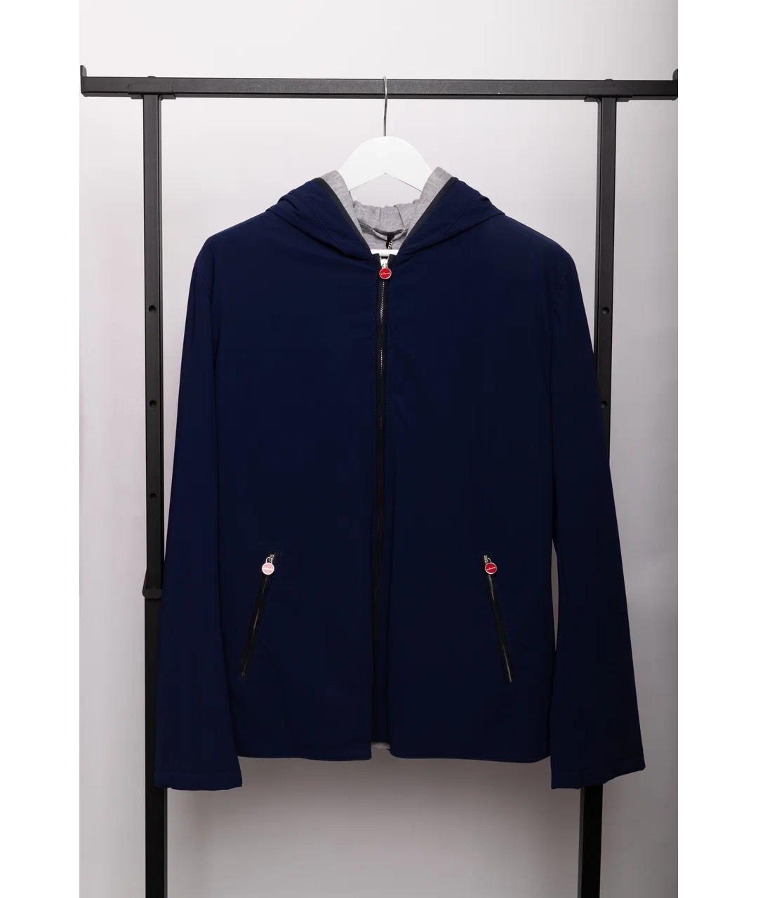 KITON Синяя полиамидовая куртка, фото 5