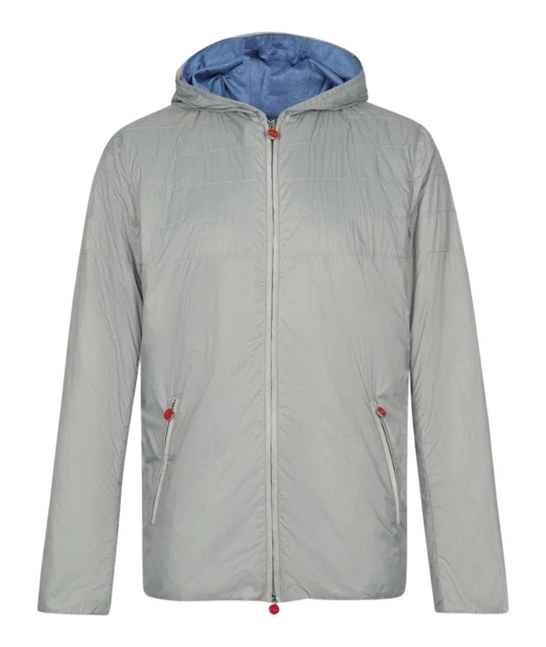 KITON Серая полиамидовая куртка, фото 1