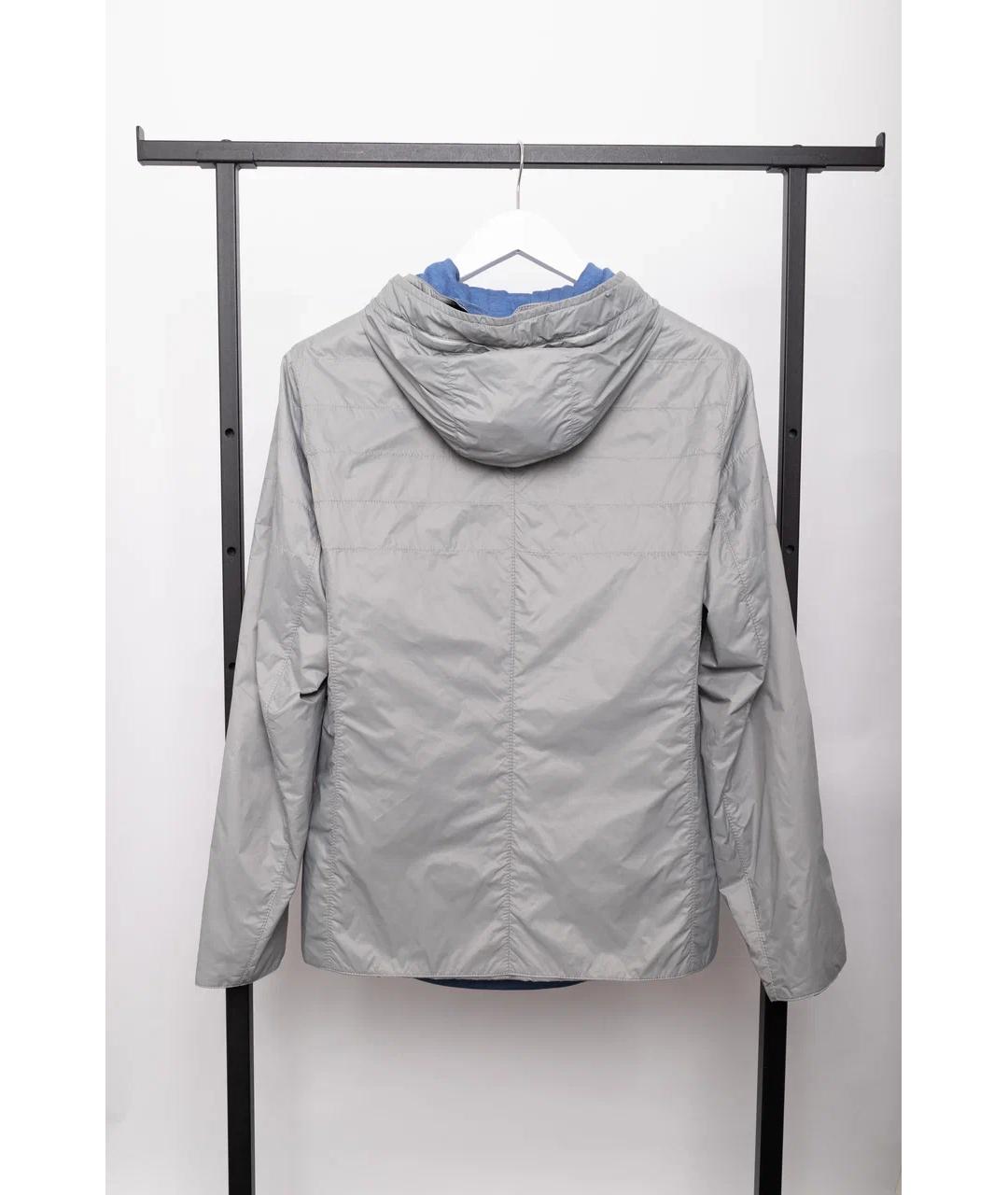 KITON Серая полиамидовая куртка, фото 7