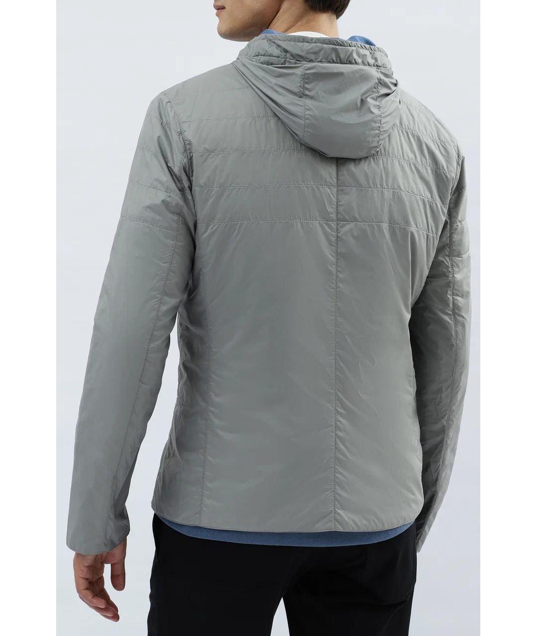 KITON Серая полиамидовая куртка, фото 3