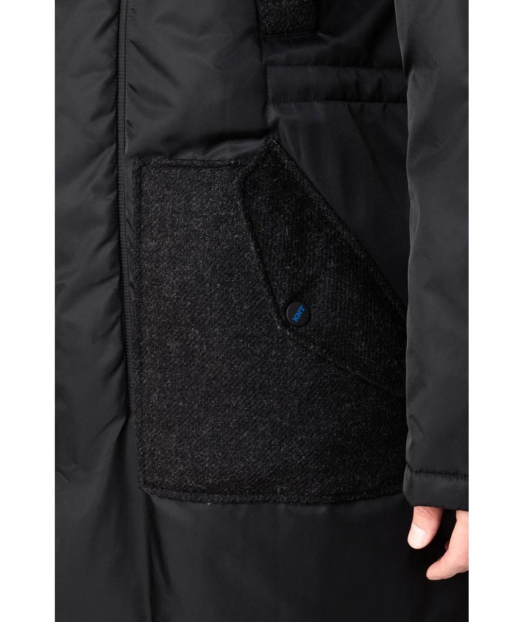 KNT Черная полиамидовая парка, фото 6