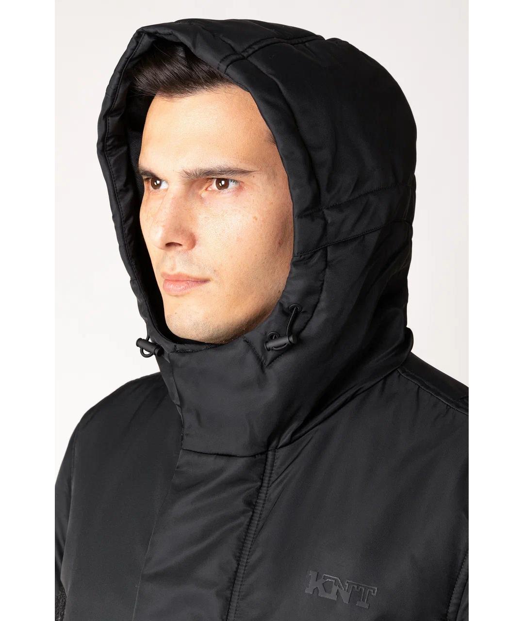 KNT Черная полиамидовая парка, фото 4