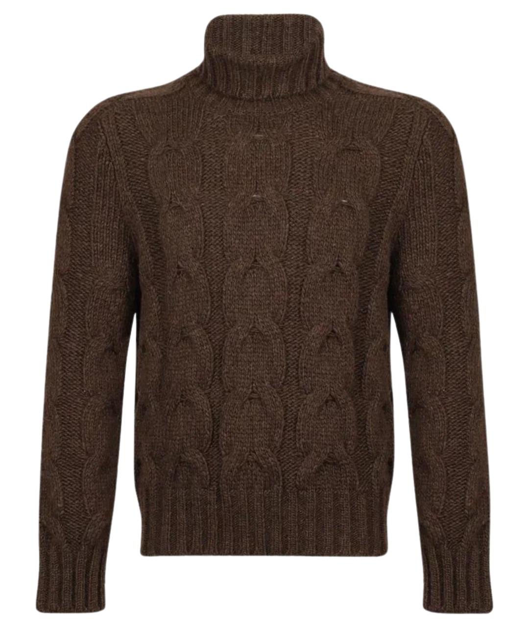 TOM FORD Коричневый шерстяной джемпер / свитер, фото 1