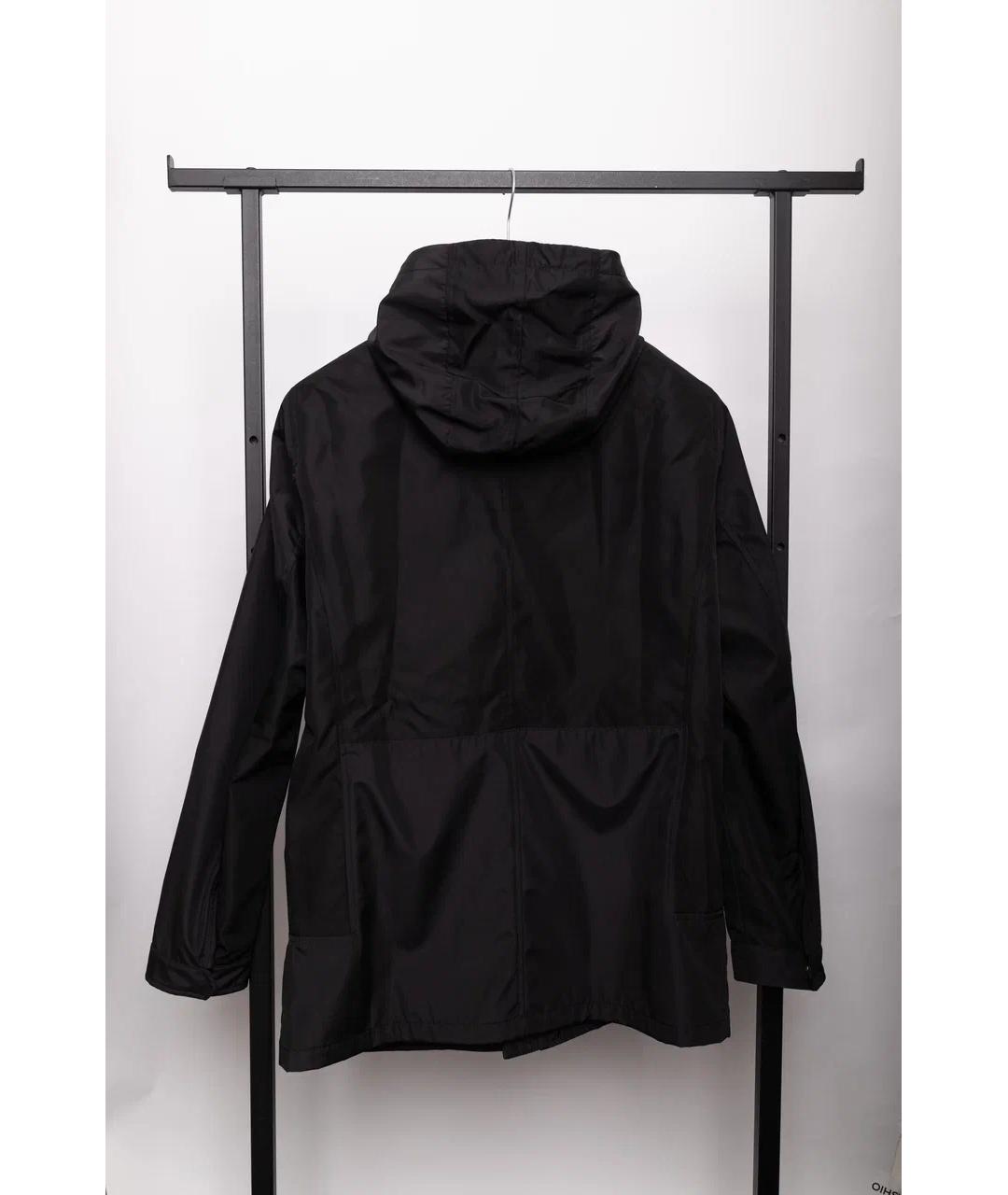 CANALI Черная полиэстеровая куртка, фото 7