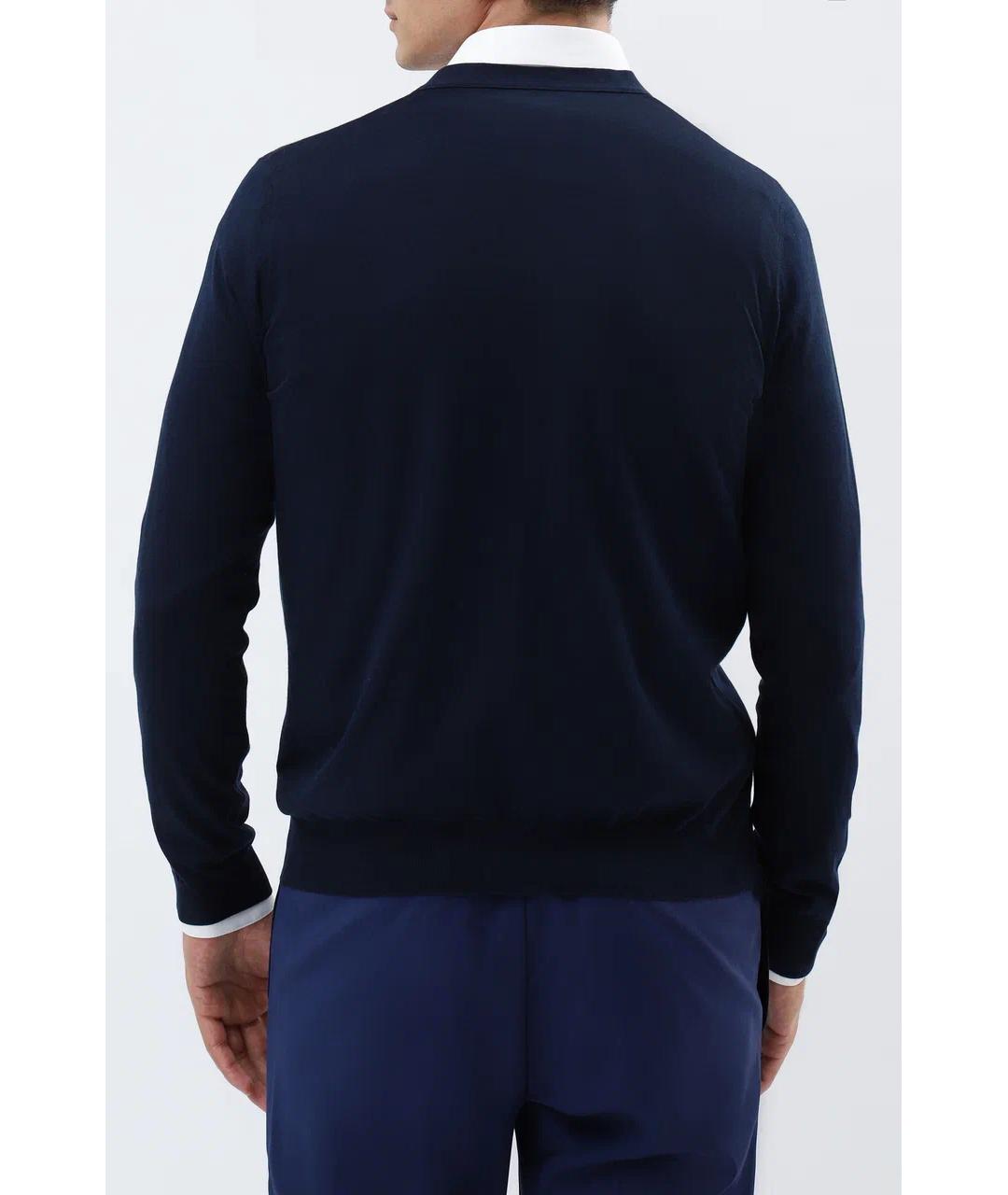 ZILLI Темно-синий кардиган, фото 3