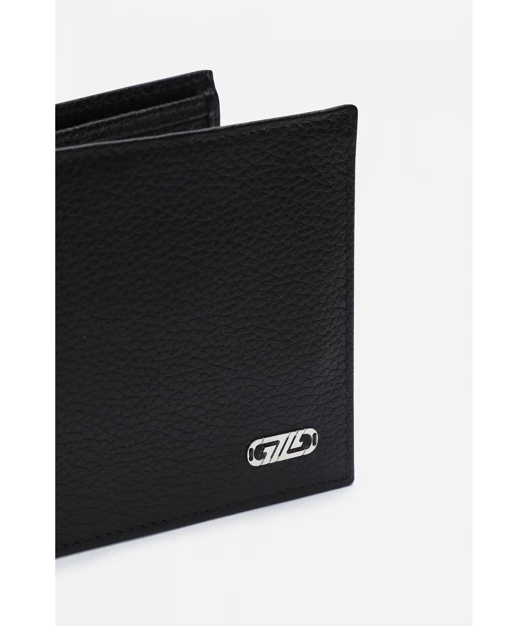 ZILLI Черный кожаный кошелек, фото 3