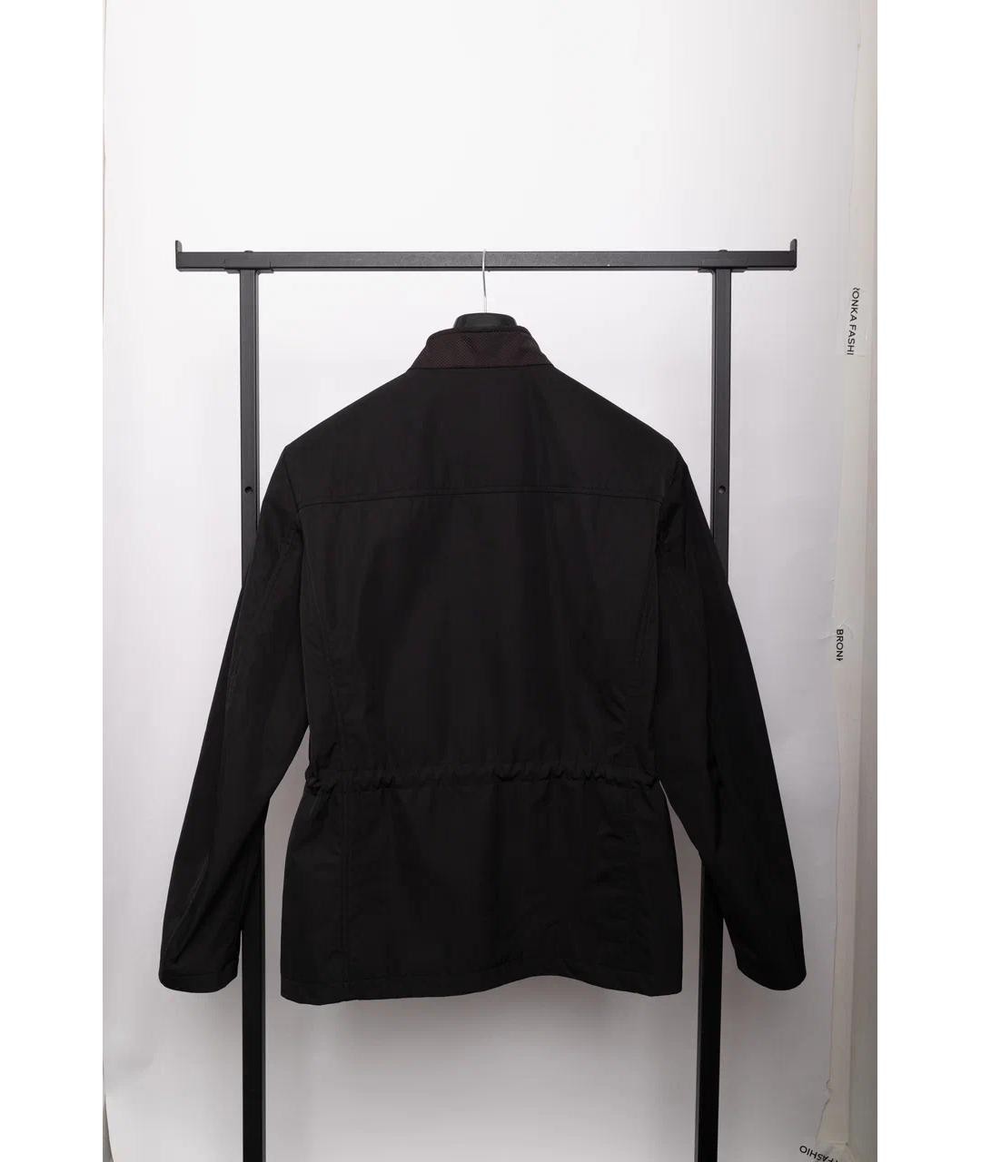 CANALI Черная полиэстеровая куртка, фото 4