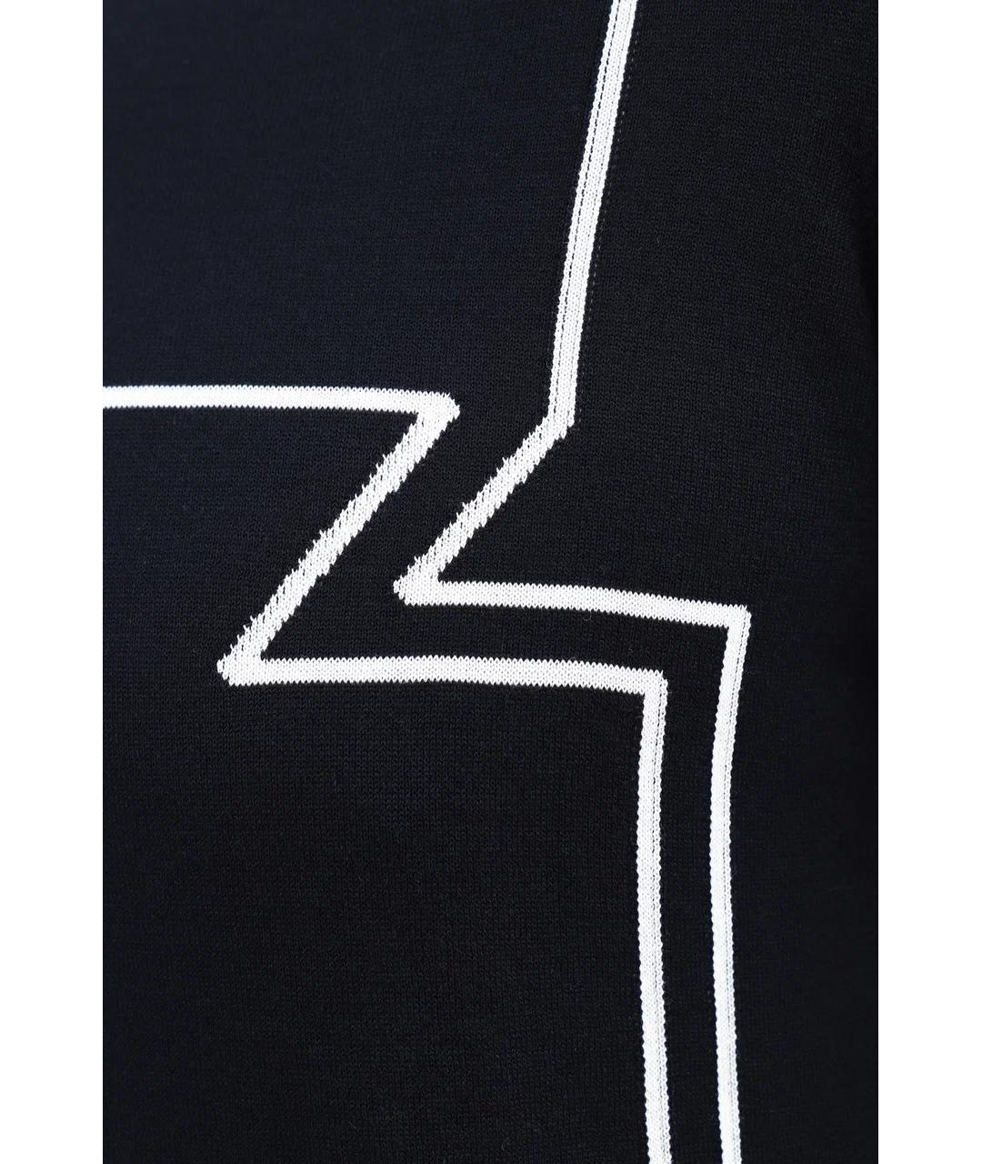 ZILLI Темно-синий хлопковый джемпер / свитер, фото 4