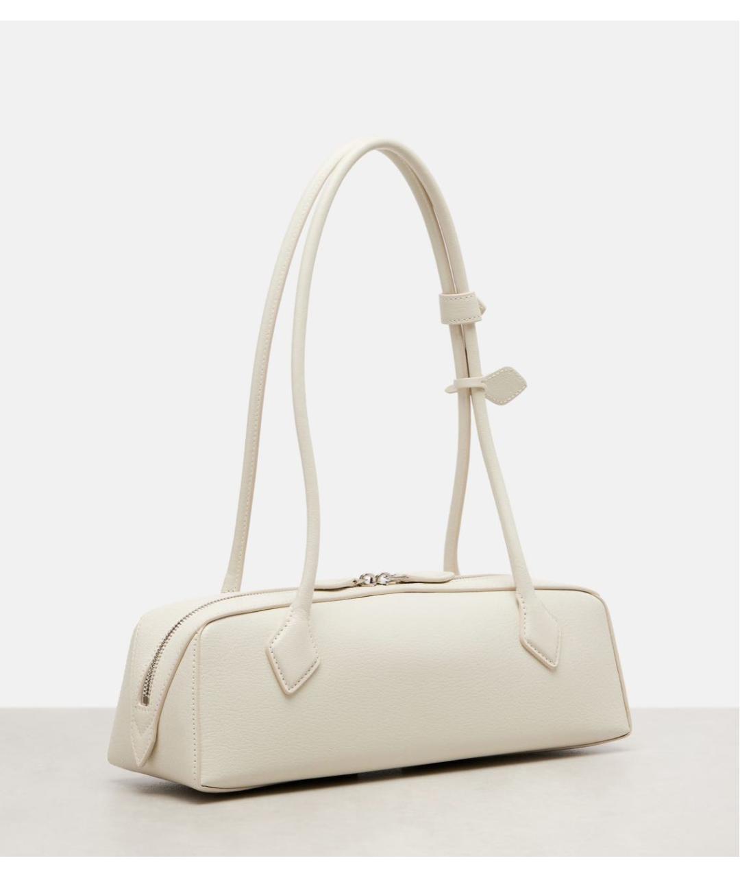 ALAIA Бежевая кожаная сумка через плечо, фото 3