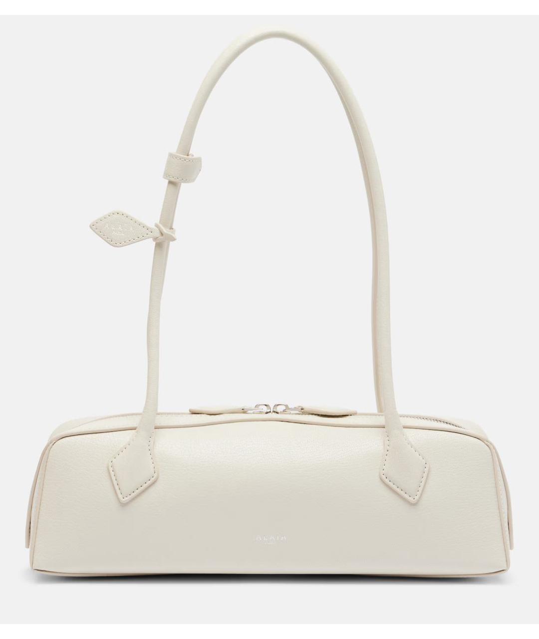 ALAIA Бежевая кожаная сумка через плечо, фото 5