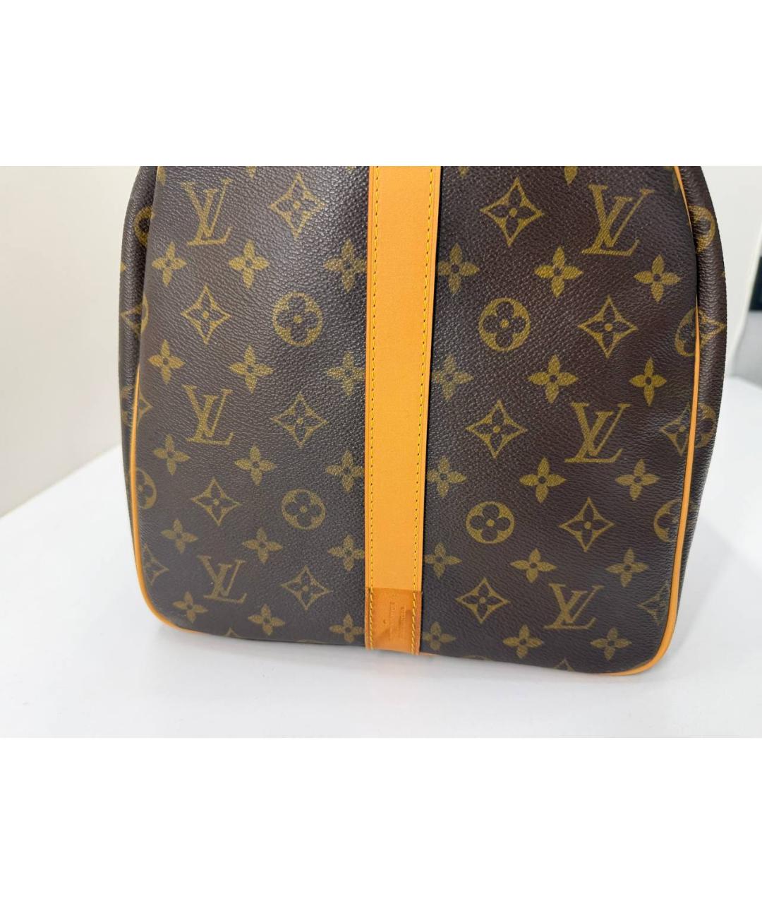 LOUIS VUITTON Коричневая дорожная/спортивная сумка, фото 8