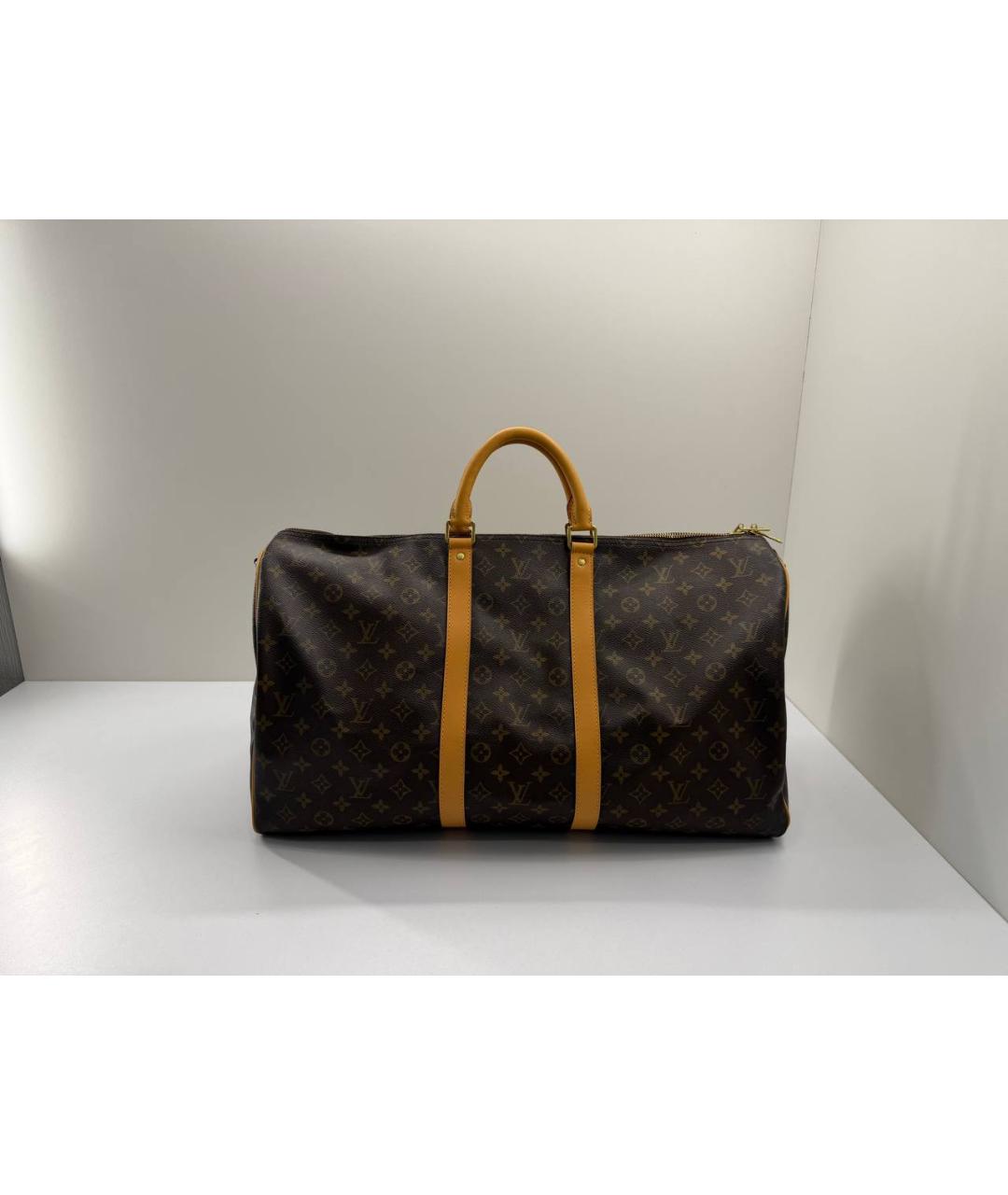 LOUIS VUITTON Коричневая дорожная/спортивная сумка, фото 2