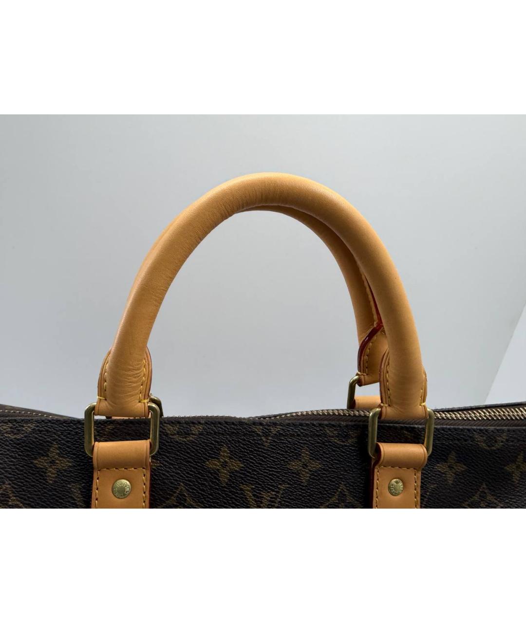 LOUIS VUITTON Коричневая дорожная/спортивная сумка, фото 5