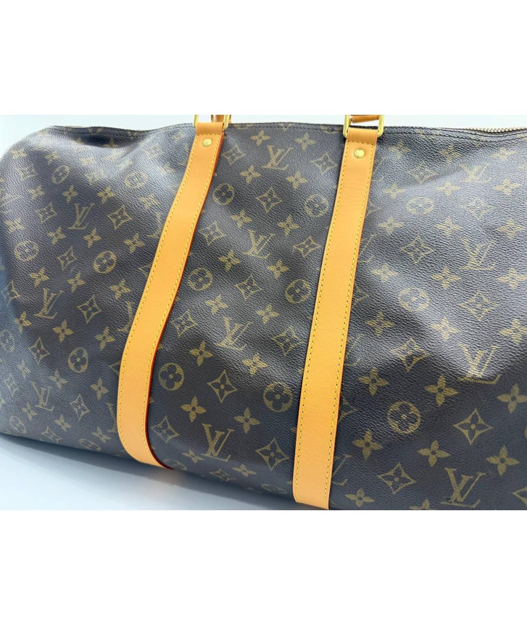 LOUIS VUITTON Коричневая дорожная/спортивная сумка, фото 4