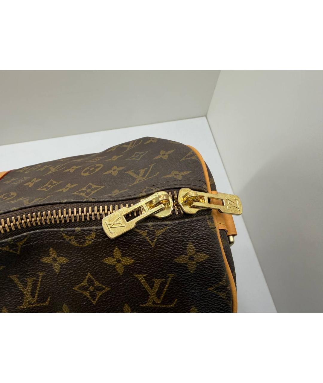 LOUIS VUITTON Коричневая дорожная/спортивная сумка, фото 6