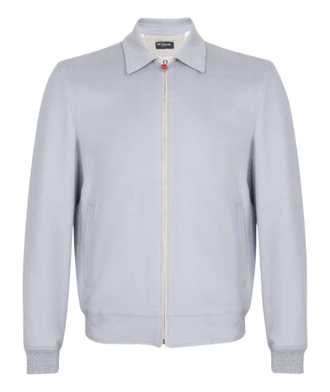 KITON Серая кашемировая куртка, фото 1