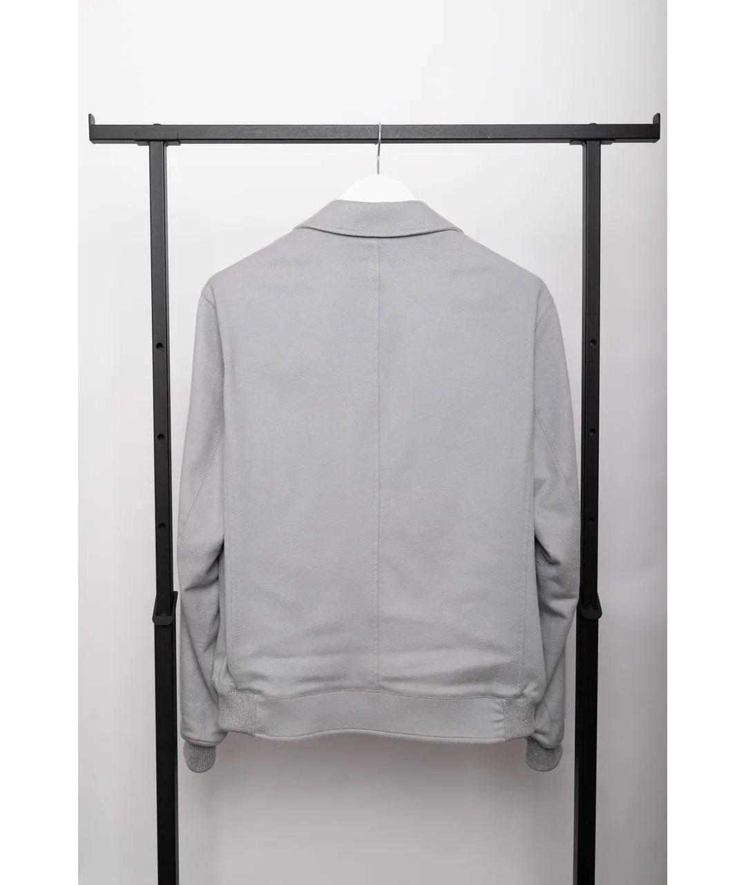 KITON Серая кашемировая куртка, фото 8