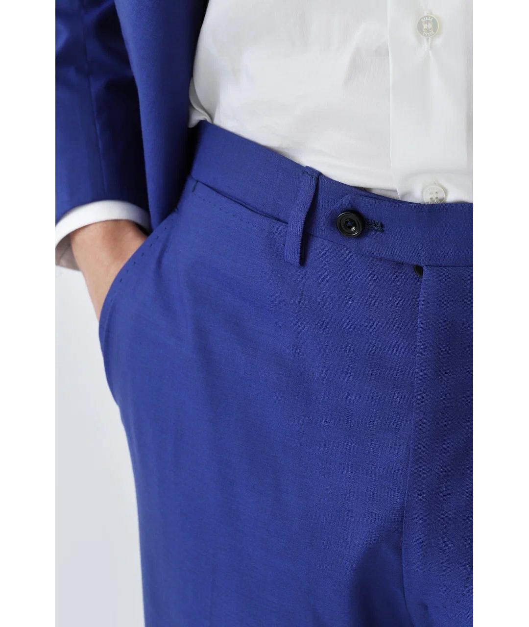 KITON Синий классический костюм, фото 4