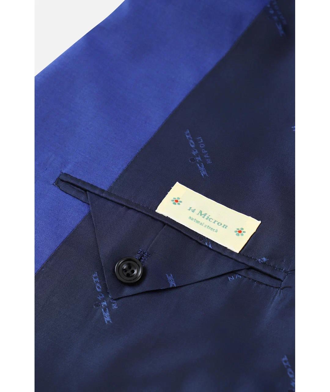 KITON Синий классический костюм, фото 6