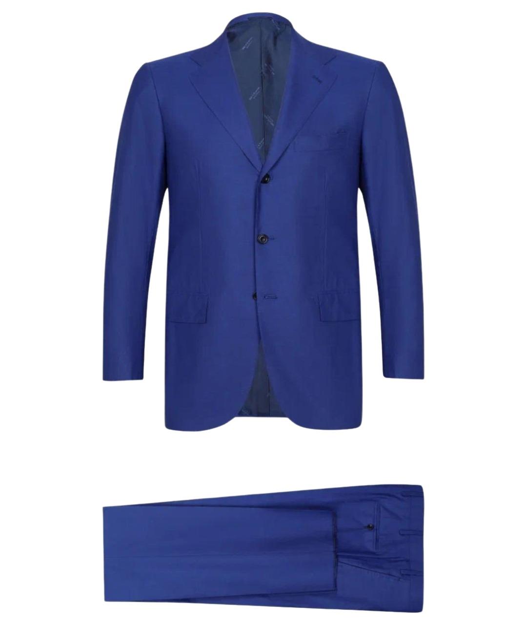 KITON Синий классический костюм, фото 1