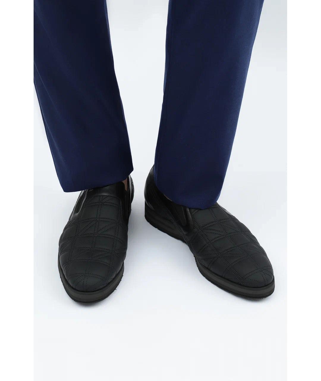 ZILLI Черные кожаные лоферы, фото 4