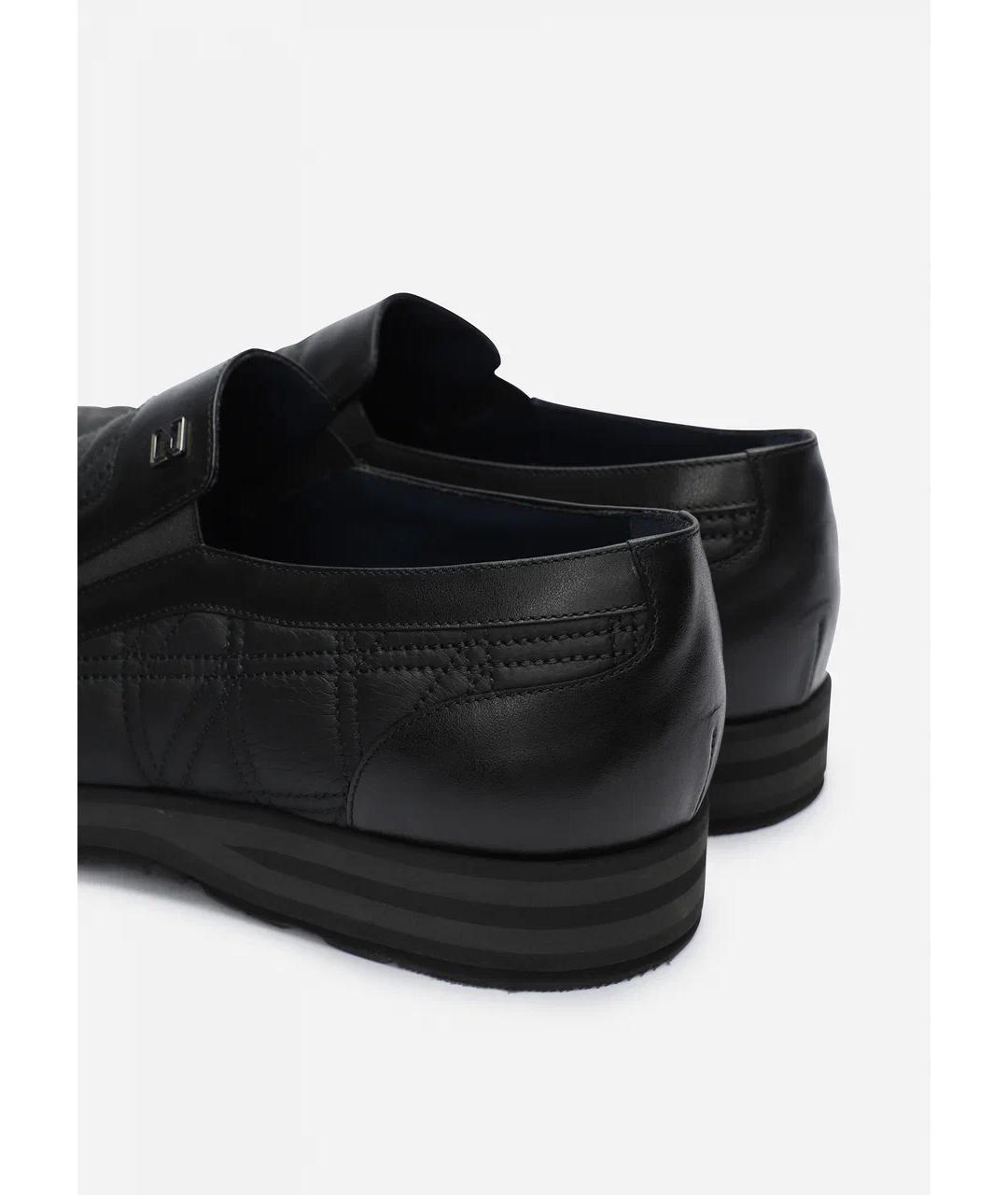 ZILLI Черные кожаные лоферы, фото 3