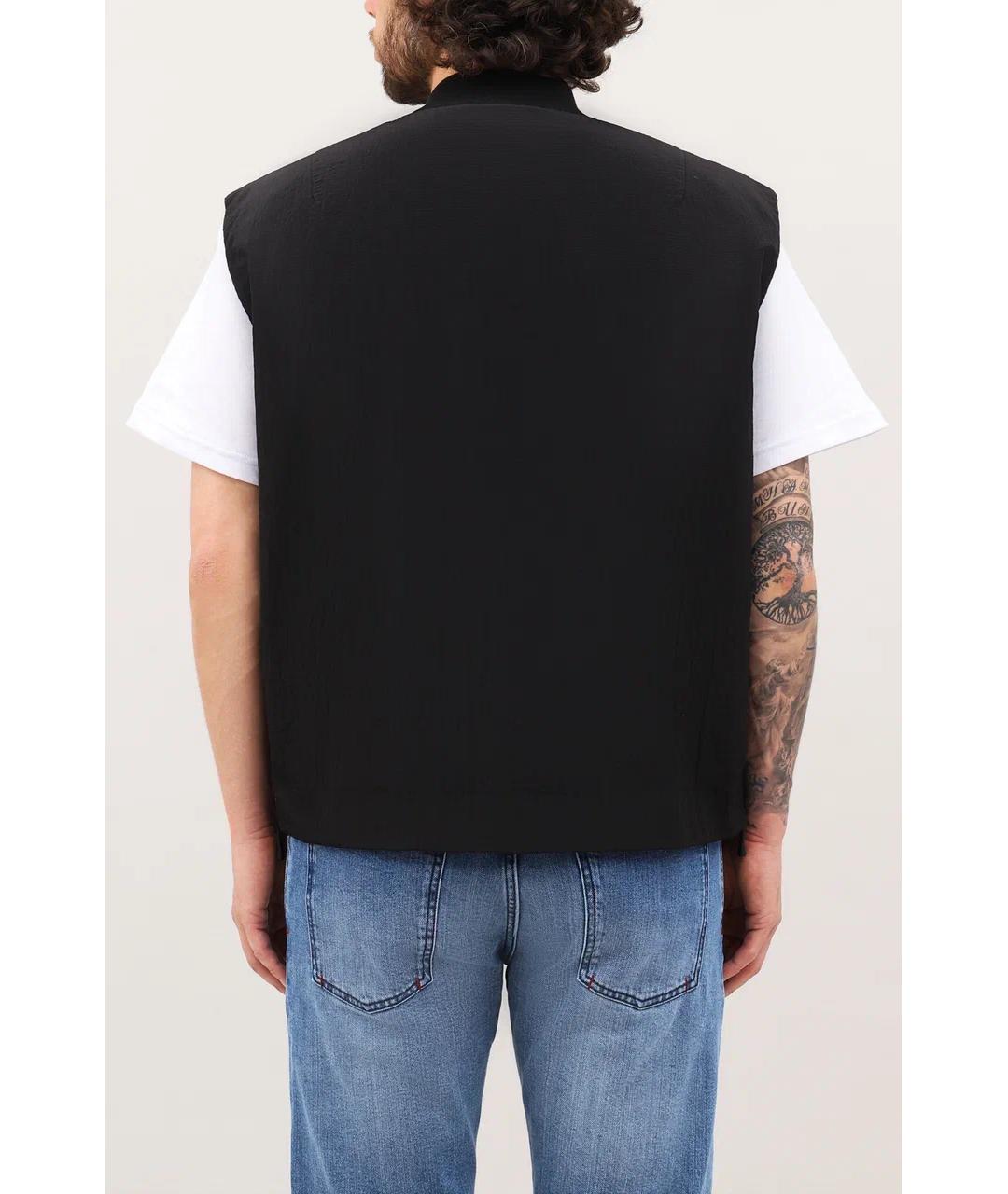 KNT Черный полиамидовый жилет, фото 5