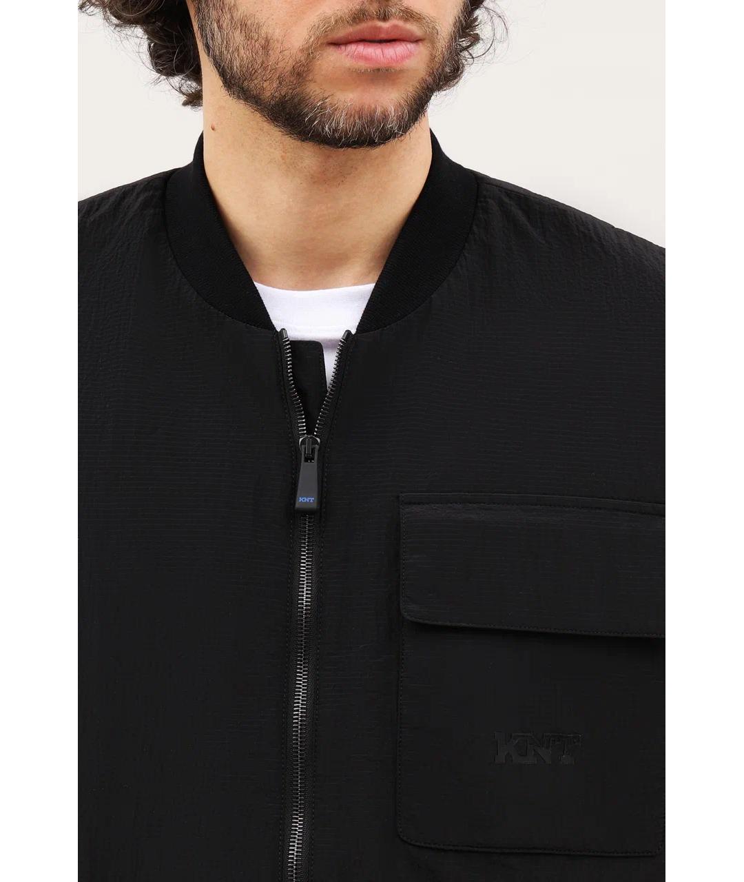 KNT Черный полиамидовый жилет, фото 3