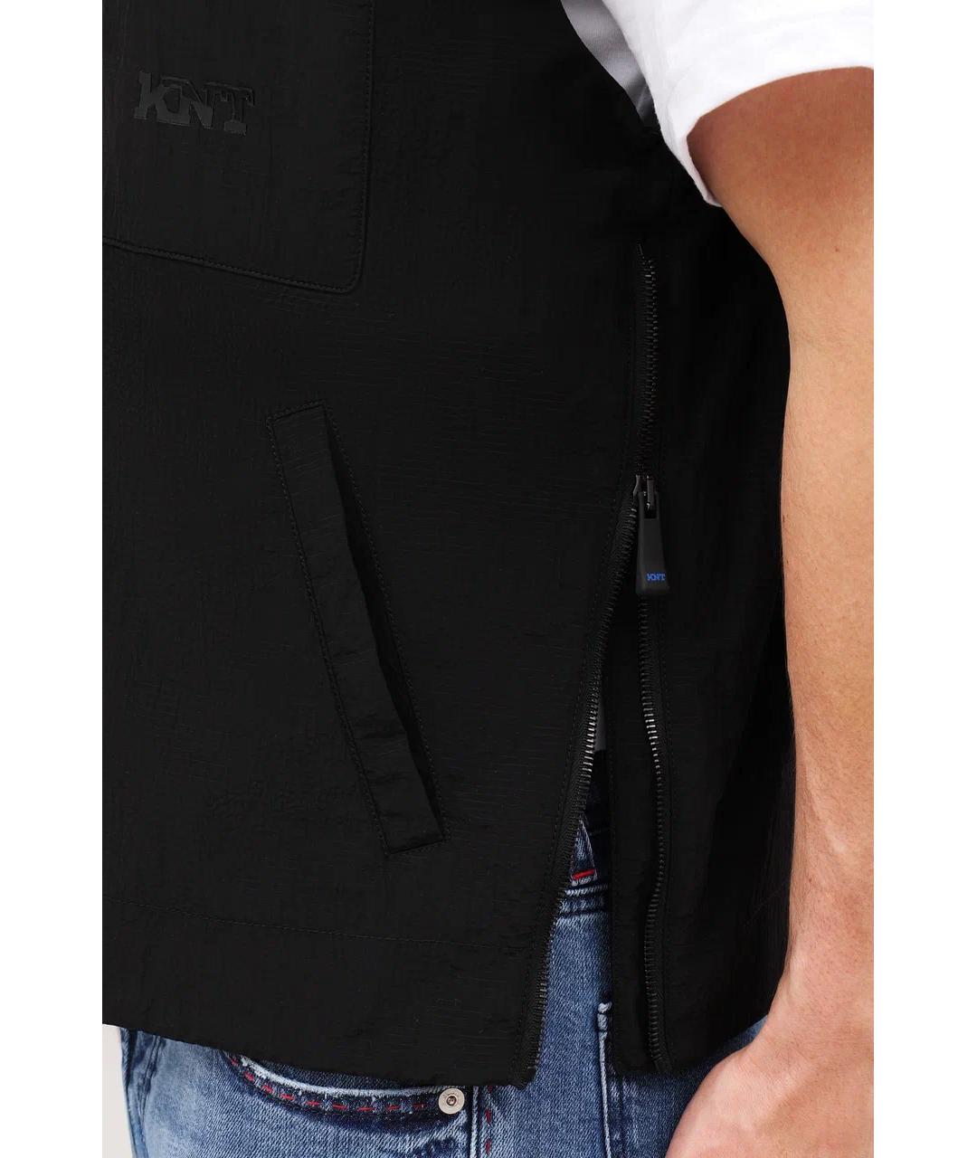 KNT Черный полиамидовый жилет, фото 4