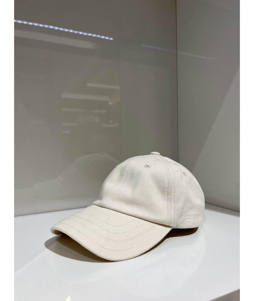 JACQUEMUS Бежевая кепка, фото 3