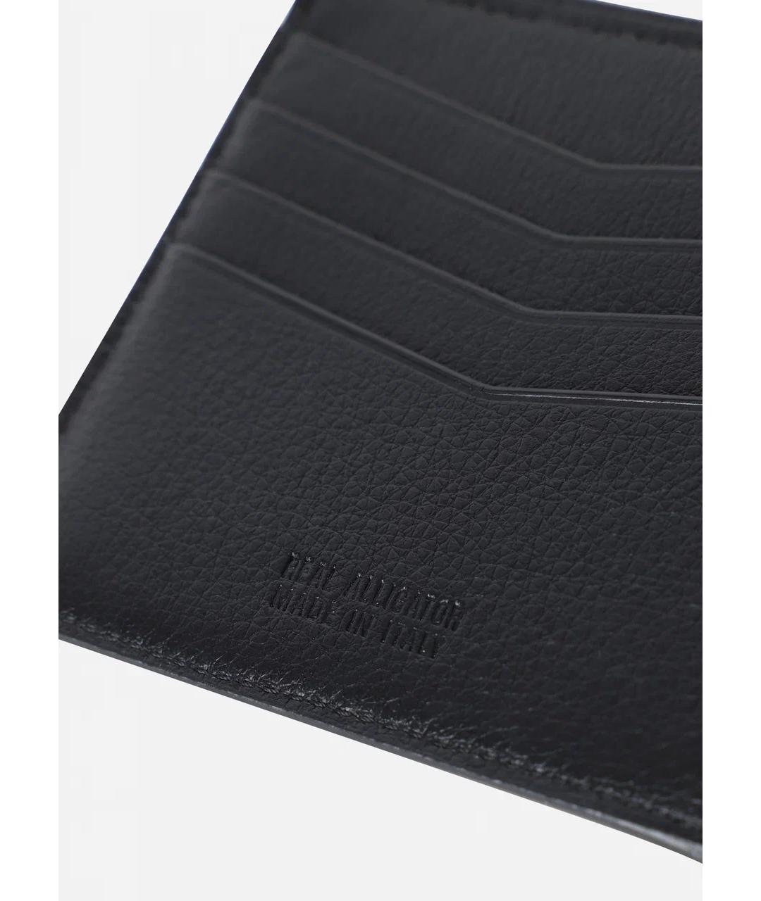 KITON Черный кошелек из экзотической кожи, фото 3
