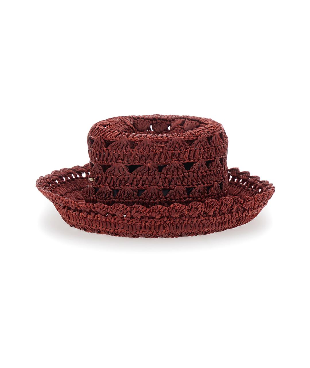 TWIN-SET Коричневая шляпа, фото 1