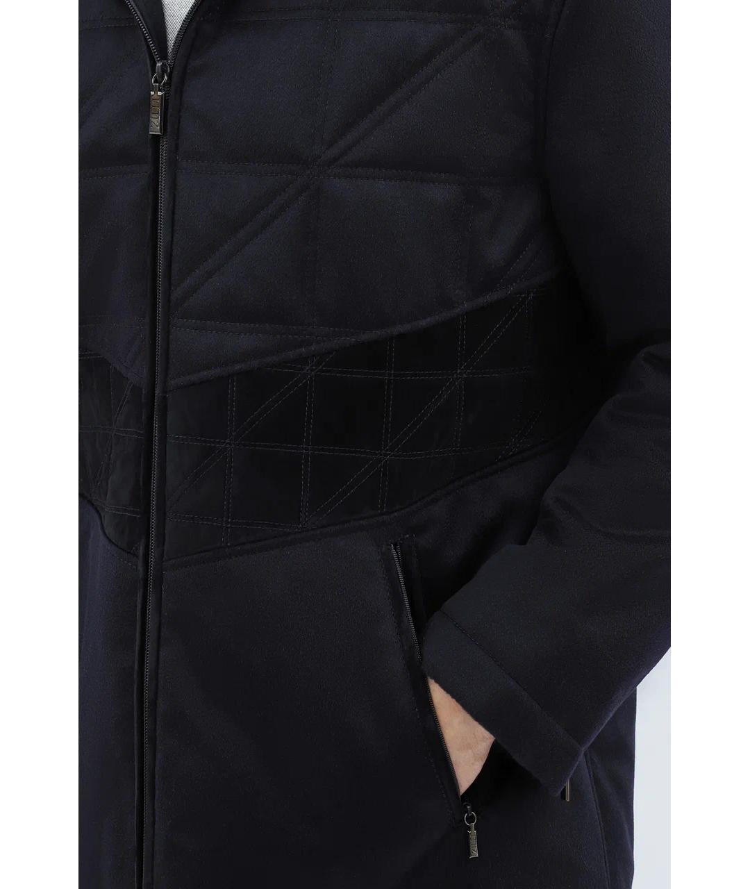 ZILLI Темно-синяя кашемировая парка, фото 5