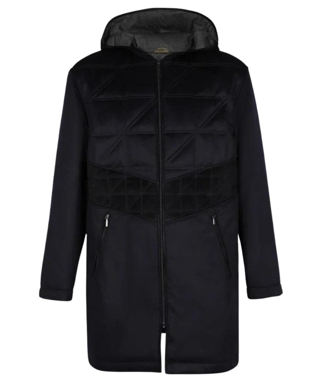 ZILLI Темно-синяя кашемировая парка, фото 1