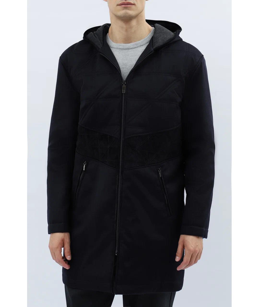 ZILLI Темно-синяя кашемировая парка, фото 3