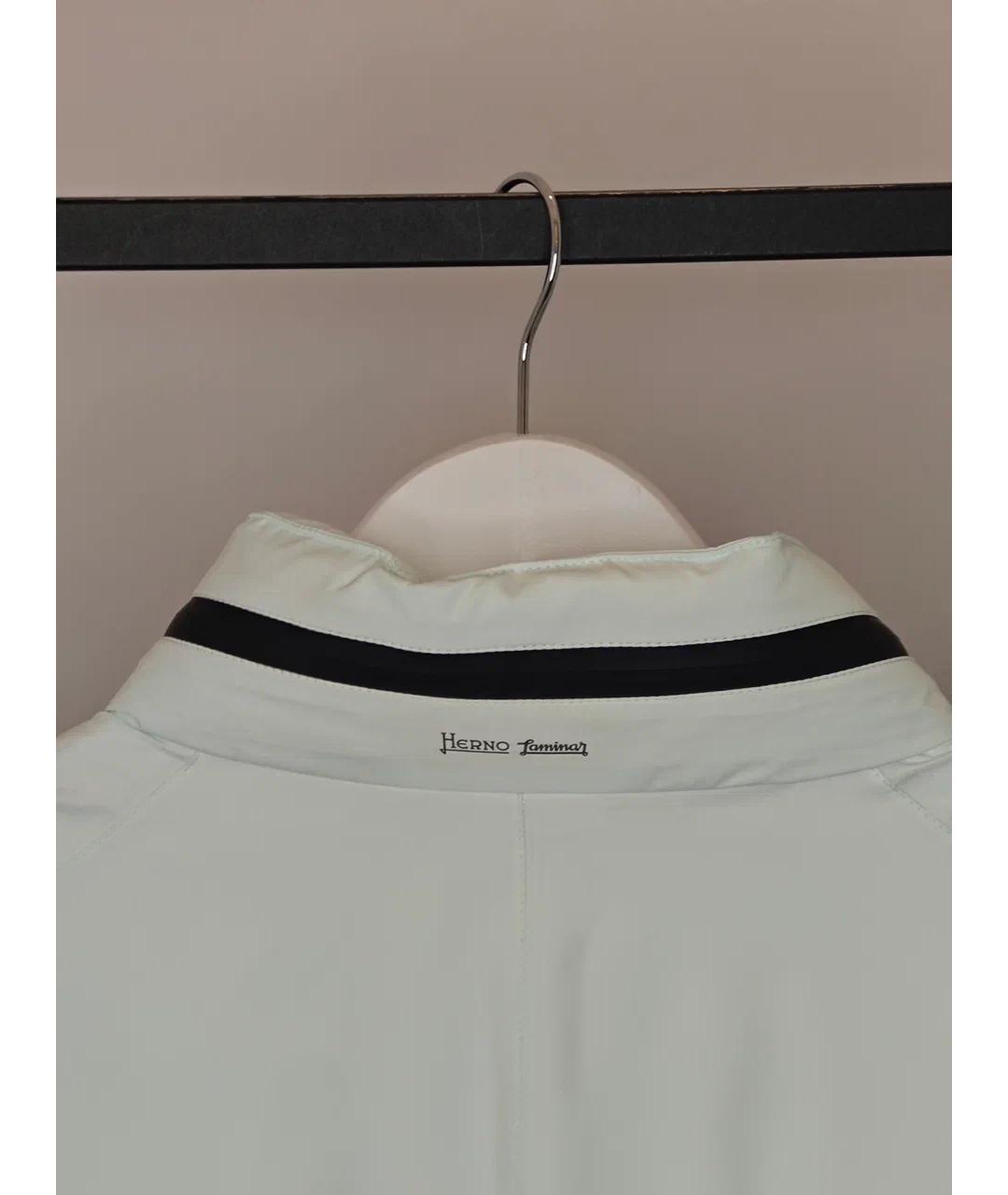 HERNO Голубой полиэстеровый пуховик, фото 5