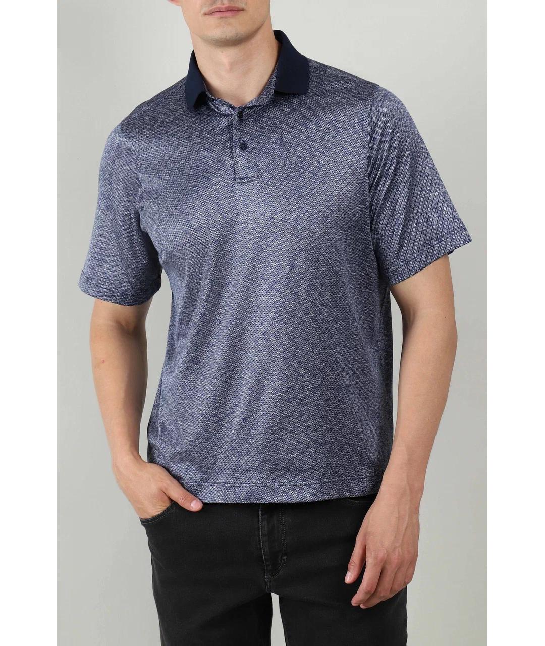 ZILLI Серое поло с коротким рукавом, фото 2