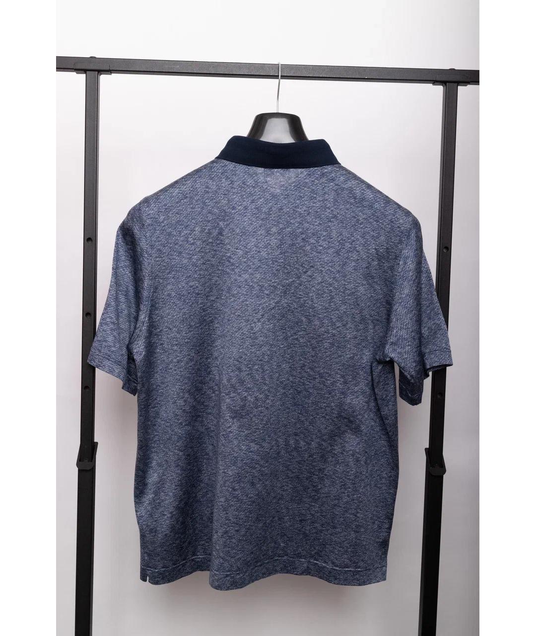 ZILLI Серое поло с коротким рукавом, фото 6