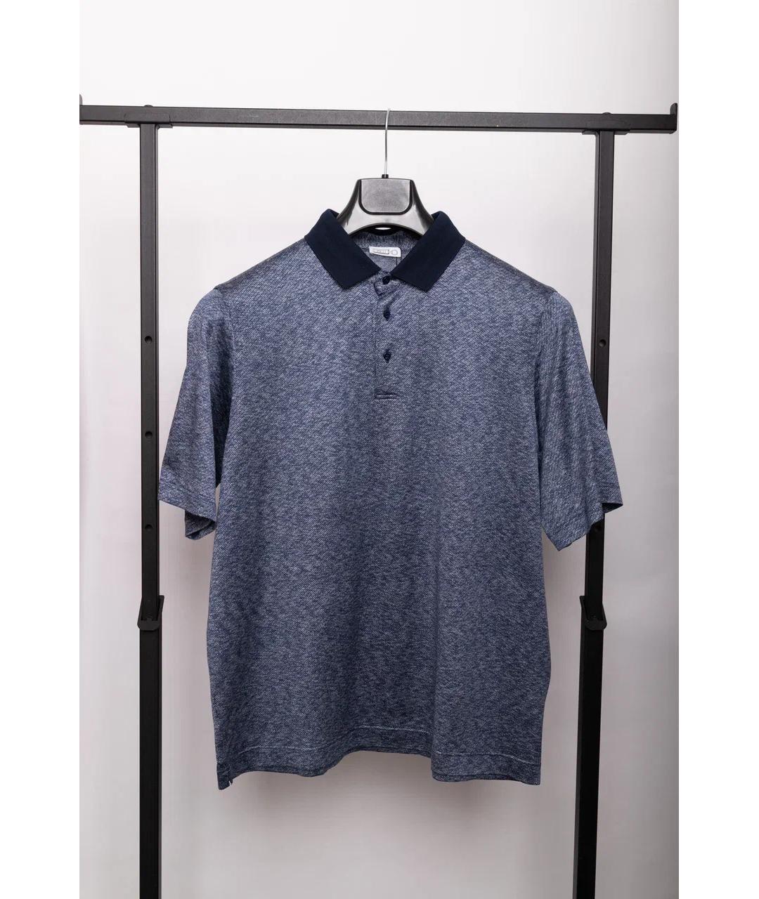 ZILLI Серое поло с коротким рукавом, фото 5