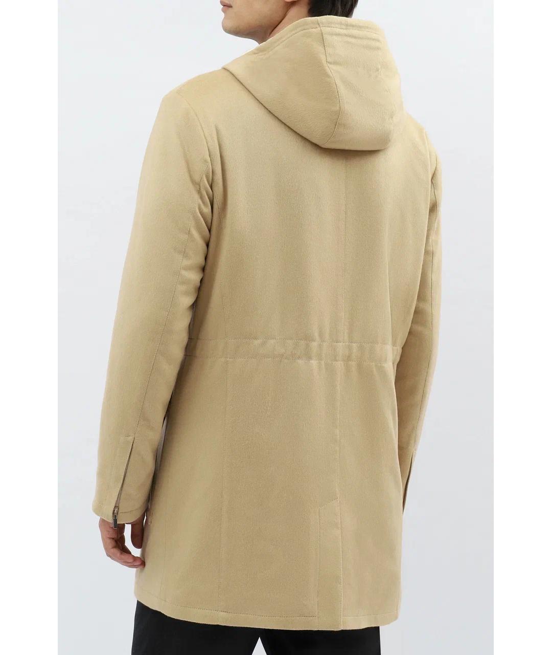 ZILLI Бежевая кашемировая парка, фото 3