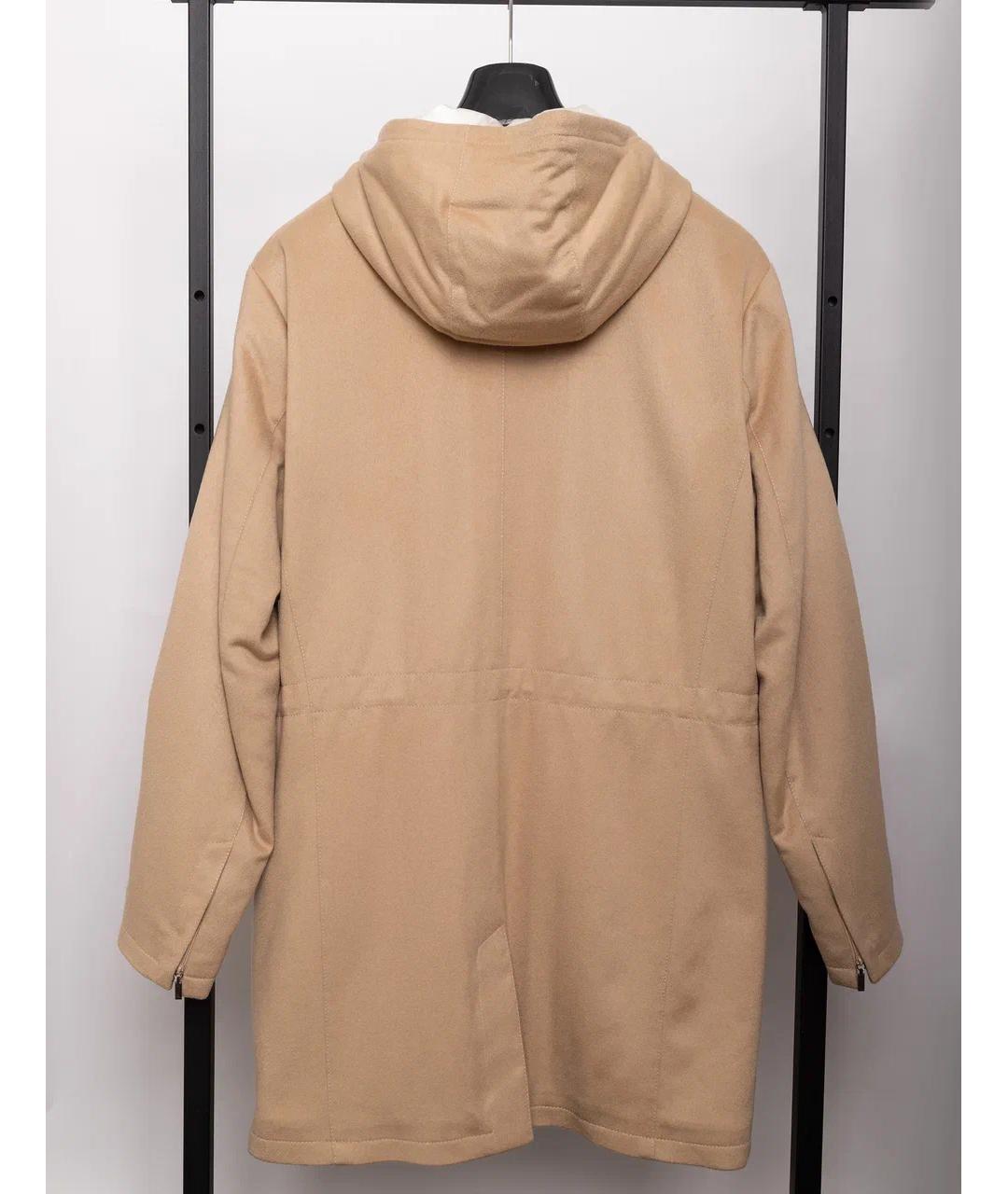 ZILLI Бежевая кашемировая парка, фото 8