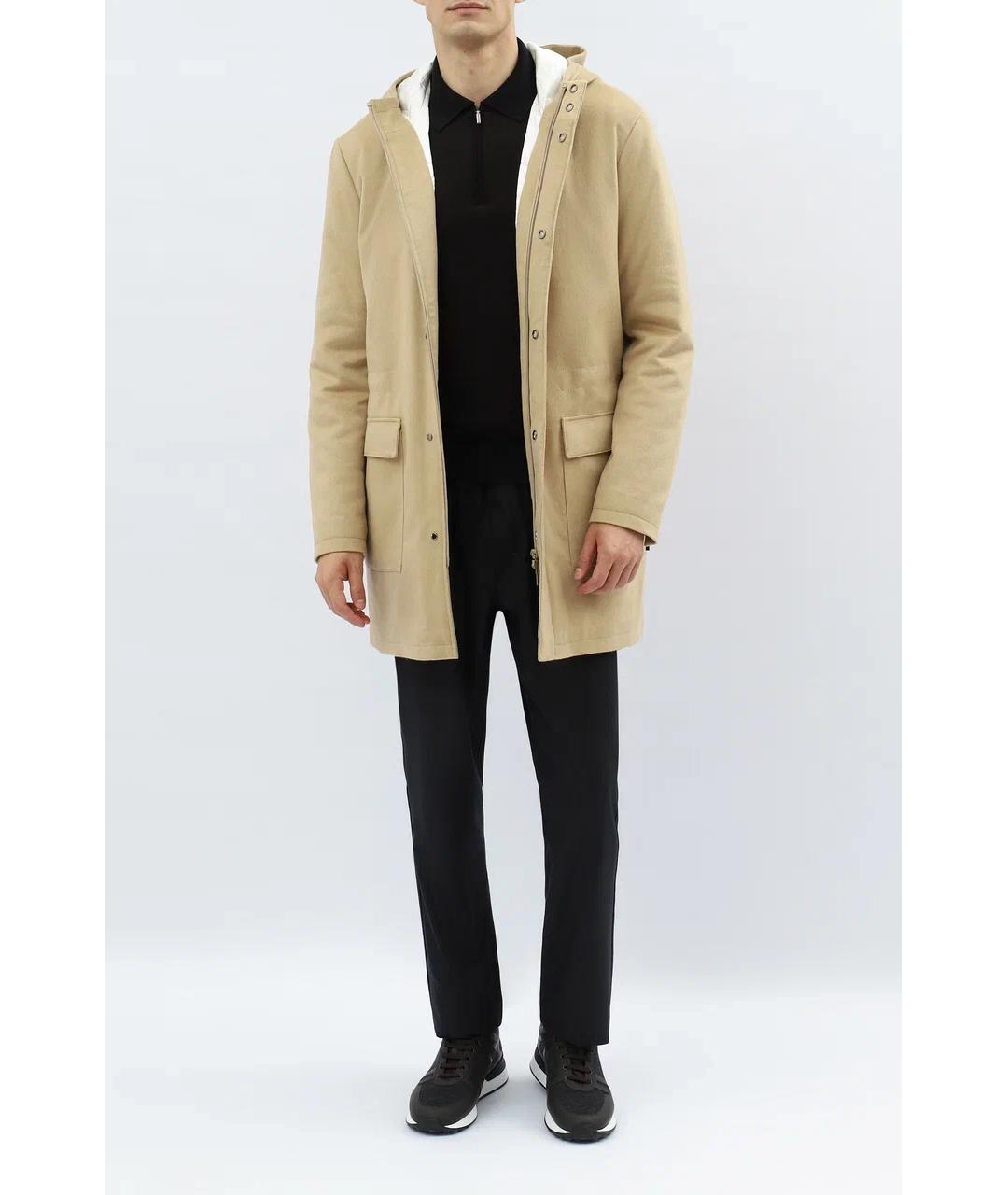 ZILLI Бежевая кашемировая парка, фото 6