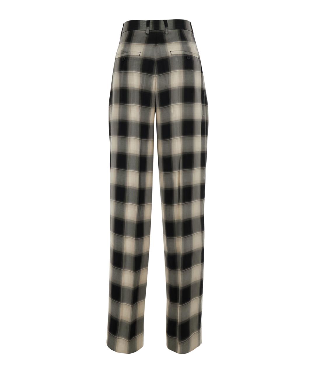 PHOEBE PHILO Мульти хлопковые прямые брюки, фото 2