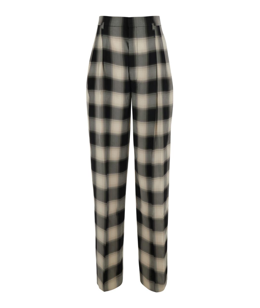 PHOEBE PHILO Мульти хлопковые прямые брюки, фото 1